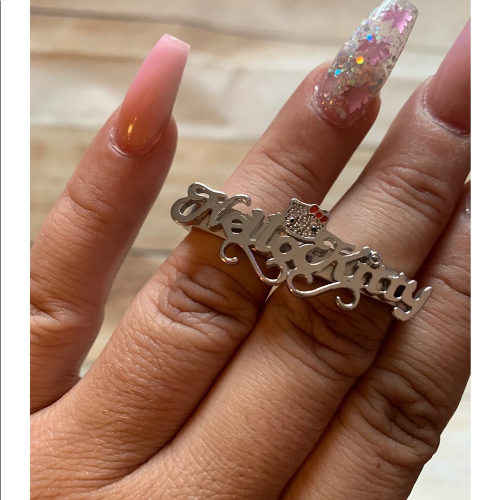 Hello Kitty Kimora Lee Simmons Knuckle Ring